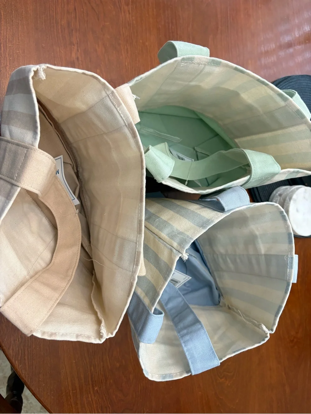 Trader Joe’s tote’s bags - ONLY green/tan left